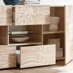 Großes Sideboard in Eiche Sonoma Dekor - Bielvas I