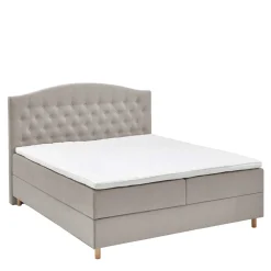 H3 Komplettbett mit Bettkasten in Hellbraun - Furcia