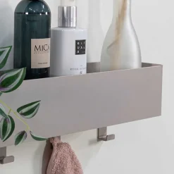 Hakenleiste mit Ablage in Taupe - Mimi