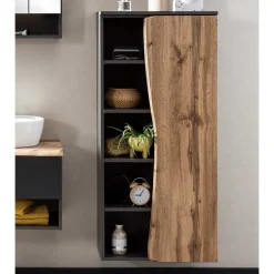 Halboffener Badschrank in Wildeiche Optik - Breznia