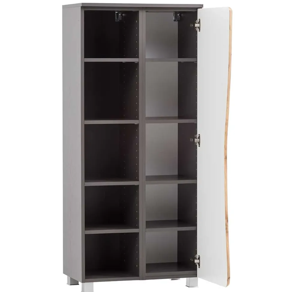 Halboffener Badschrank in Wildeiche Optik - Breznia