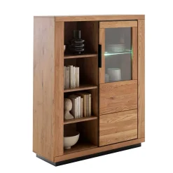 Halboffenes Highboard mit vier Fächern - Vlacoma