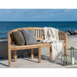 Halbrunde Gartenbank mit drei Sitzplätzen - Starolin