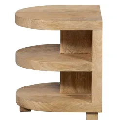 Halbrunder Beistelltisch im Skandi Design - Fuxiata