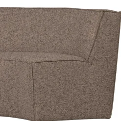 Halbrundes Esstischsofa in Dunkelbraun - Sentiagamo