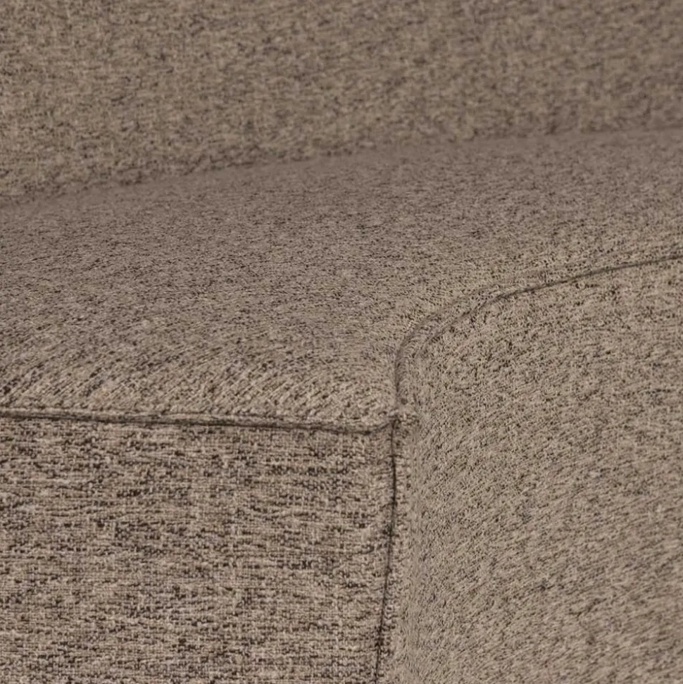 Halbrundes Esstischsofa in Dunkelbraun - Sentiagamo