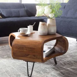 Handgearbeiteter Design-Couchtisch modern - Lenza