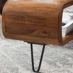 Handgearbeiteter Design-Couchtisch modern - Lenza