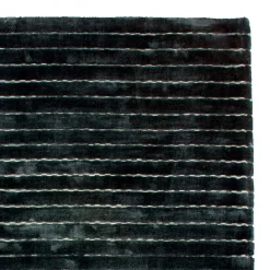 Handgewebter Teppich aus Wolle & Viskose gestreift - Setca