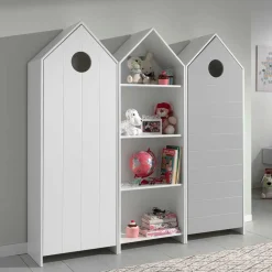 Haus Kleiderschränke & Regal für Kinder - Indefiva (dreiteilig)