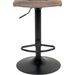 Hellbraune Barstühle höhenverstellbar - Ofmany (2er Set)