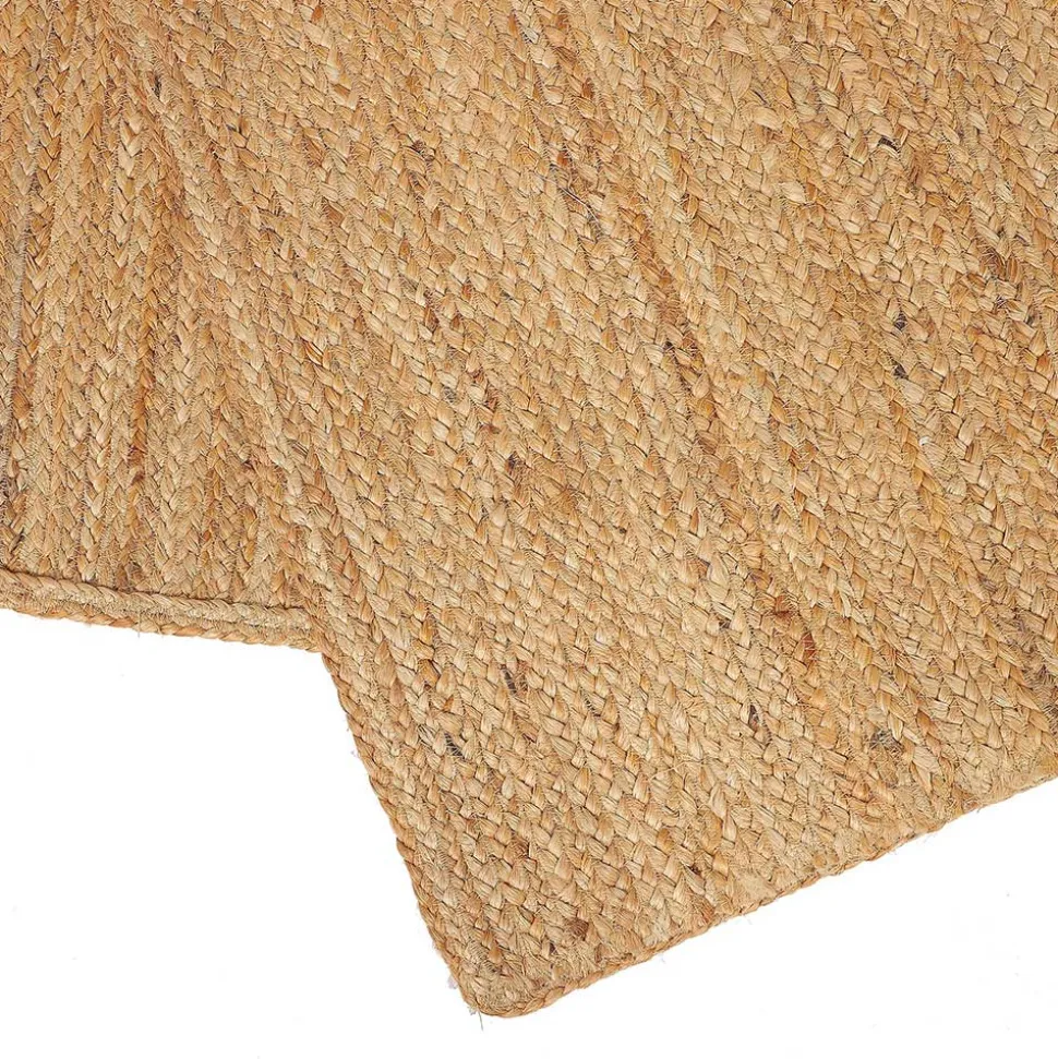 Hellbrauner Teppich aus Jute - Cranos