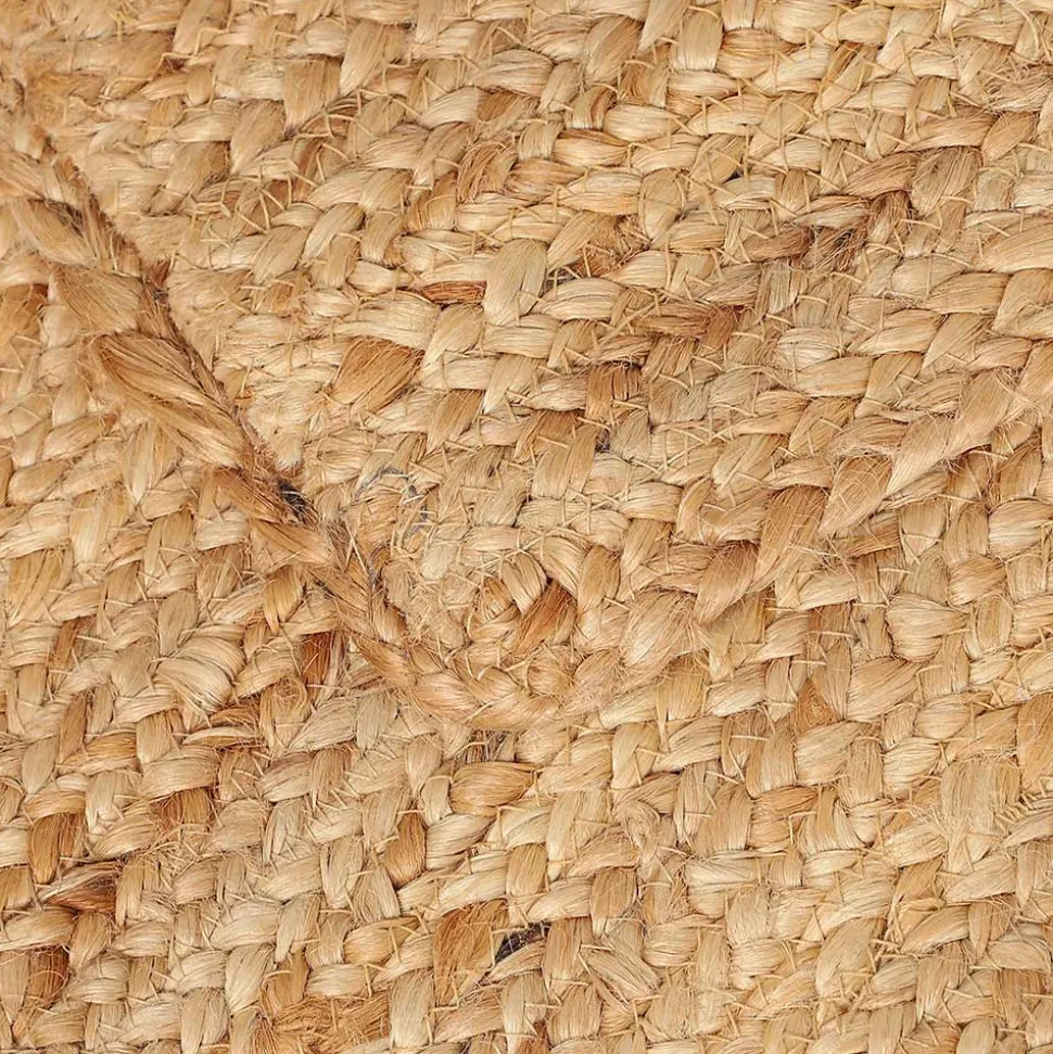 Hellbrauner Teppich aus Jute - Cranos