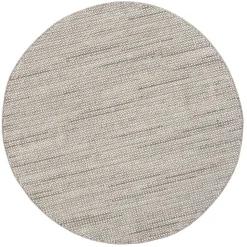 Heller Sisal Optik Teppich in Rund - Lakrym