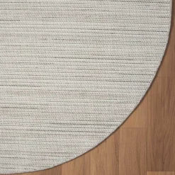 Heller Sisal Optik Teppich in Rund - Lakrym