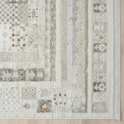 Heller Teppich Brücke in drei Größen - Serasmus