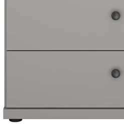 Hellgraue Kommode mit vier Schubladen - Ridonna