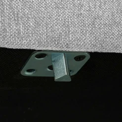 Hellgraue Wohnlandschaft aus Modulen - Horedion (fünfteilig)