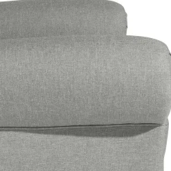 Hellgrauer Chesterfield-Sessel mit Ohren - Barreff