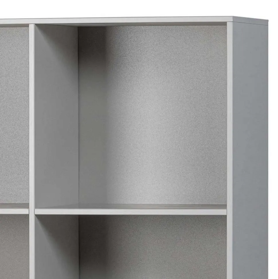 Hellgrauer Schrank mit vier Fächern - Rocca