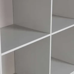 Hellgrauer Schrank mit vier Fächern - Rocca