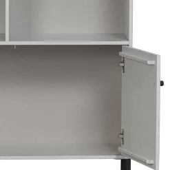 Hellgrauer Schrank mit vier Fächern - Rocca