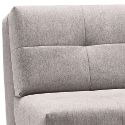 Hellgraues Schlafsofa mit Bettkasten - Bino