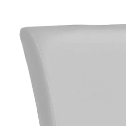 Höhenverstellbarer Barhocker Swanda in Weiß