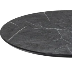 Höhenverstellbarer Beistelltisch in Marmor Optik Anthrazit - Holdin