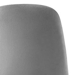 Höhenverstellbarer Bürostuhl in Hellgrau Samt - Renato