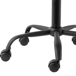 Höhenverstellbarer Bürostuhl in Hellgrau Samt - Renato