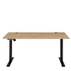 Höhenverstellbarer Bürotisch in Wildeiche - Emly