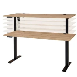 Höhenverstellbarer Bürotisch in Wildeiche - Emly
