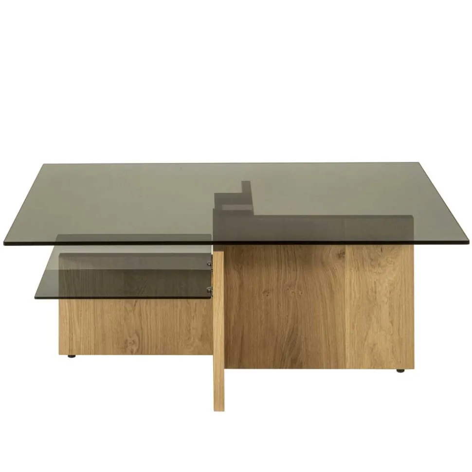 Höhenverstellbarer Couchtisch aus Parasolglas - Bonifazio