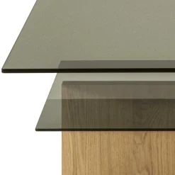 Höhenverstellbarer Couchtisch aus Parasolglas - Bonifazio