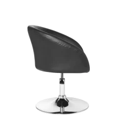 Höhenverstellbarer Design Drehsessel aus Kunstleder - Loisango