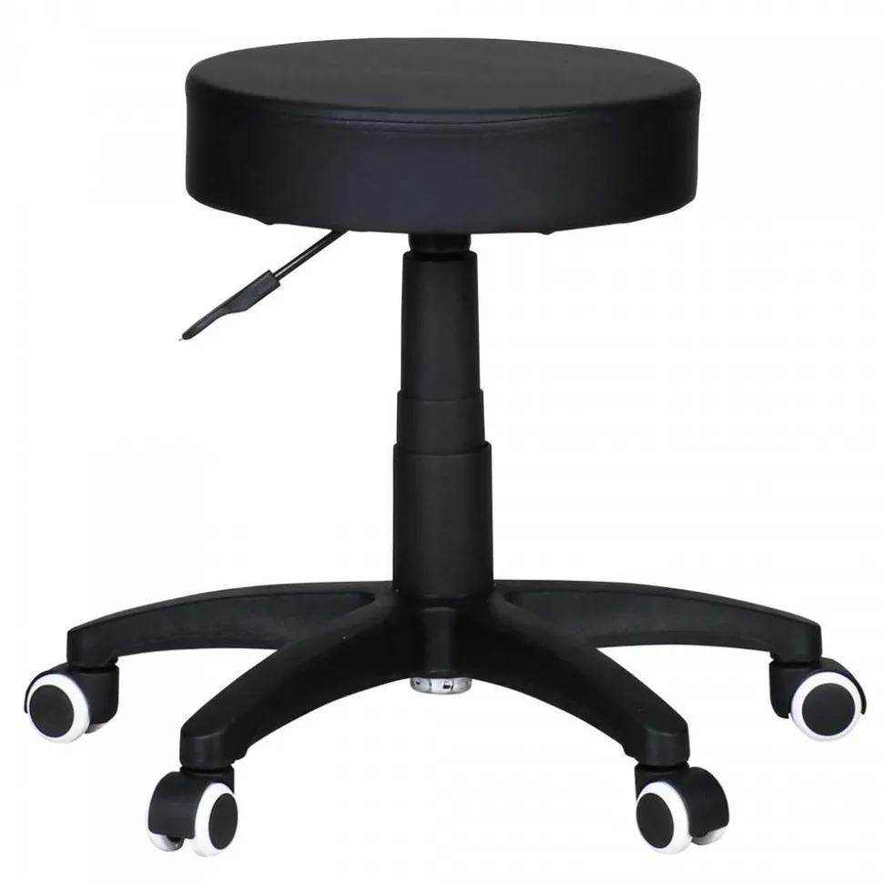 Höhenverstellbarer Hocker auf Rollen - Stevard