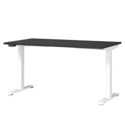 Höhenverstellbarer Schreibtisch in Dunkelgrau - Vlatin