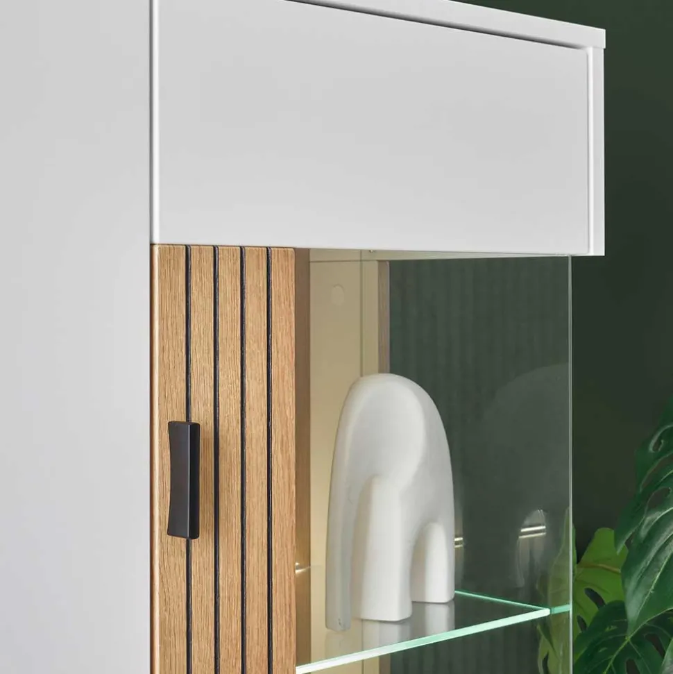 Highboard & TV Lowboard & Wandboard Set - Nenaloro (dreiteilig)