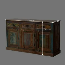 Highboard Jamaica im Shabby Chic Design
