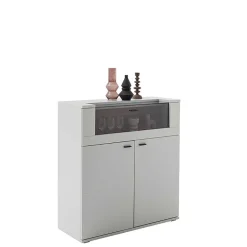 Highboard mit Glas Klappe & zwei Türen - Apulco