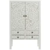 Highboard mit Ornament Muster Front - Acacio