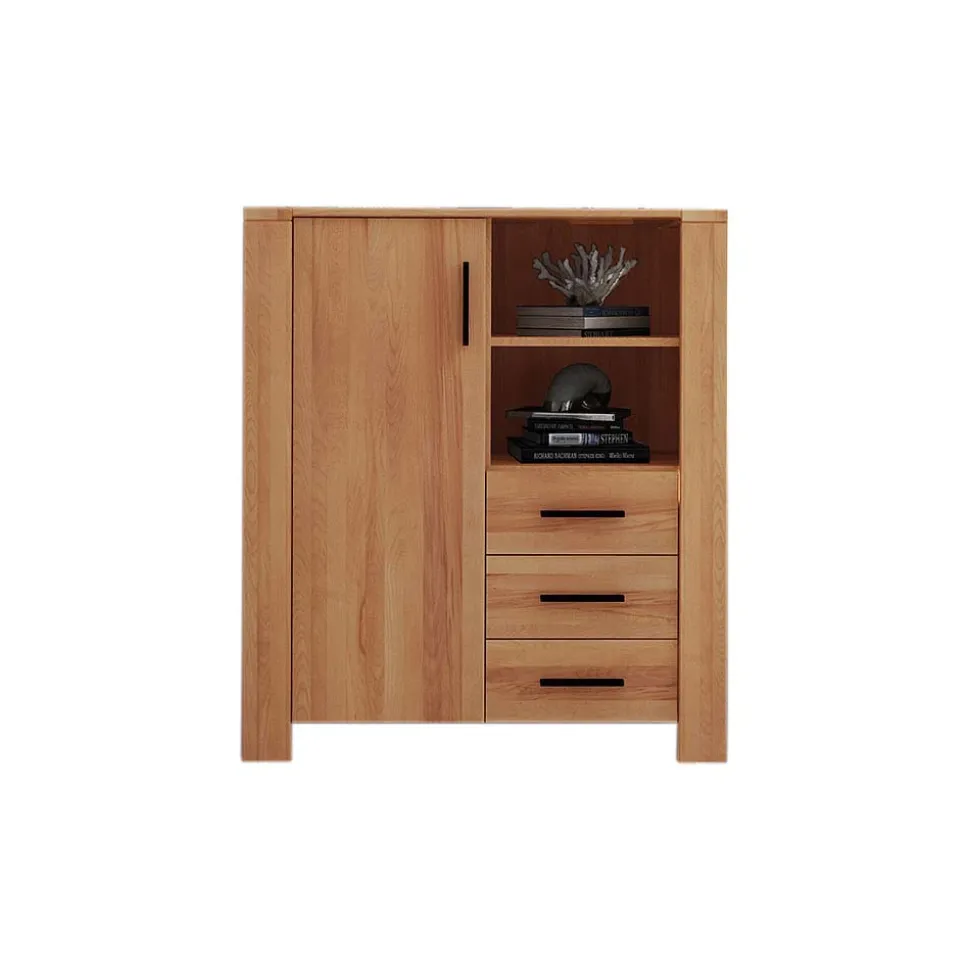 Highboard Mosniak aus Kernbuche Massivholz