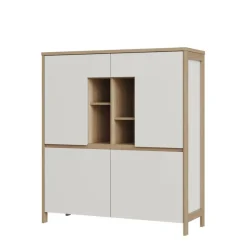 Highboard und TV-Board und Wandboard Set - Ovidio (dreiteilig)
