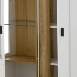 Highboard Vitrine mit LED Beleuchtung - Racelyn