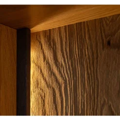 Highboard Vitrine mit LED Beleuchtung - Cocondar