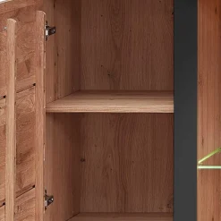 Highboard Vitrine mit LED Beleuchtung - Latenda