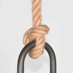 Hänge Lampe mit Stahlschirm mit Gitter - Ruvania