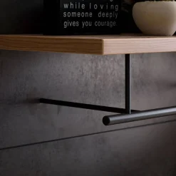 Hängegarderobe in Dunkelgrau und Wildeiche - Carry