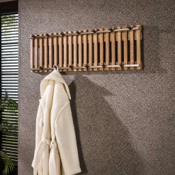 Hängegarderobe in Mangoholz Sandfarben - Imparacta